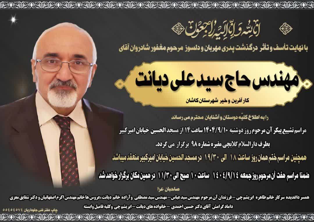 مرحوم حاج سید علی دیانت